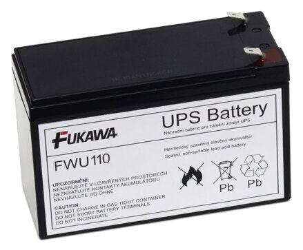 FUKAWA olovená batéria FWU110 pre UPS APC