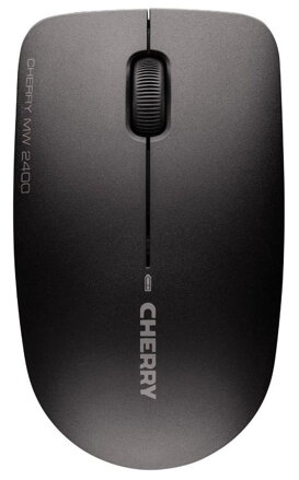 CHERRY myš MW 2400, USB, bezdrôtová, mini USB receiver, čierná