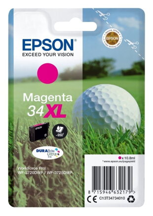 Epson inkoustová náplň/ T3473/ 34XL DURABrite Ultra Ink/ magenta