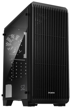 Zalman skříň S2 / Middle tower / ATX / USB 3.0 / USB 2.0 / průhledná bočnice