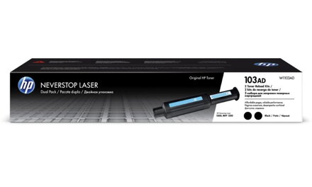 HP toner W1103AD dvojbalení (černý, 2x2500 stran) pro HP Neverstop Laser 1000w, HP Neverstop Laser MFP 1200w