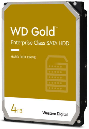 WD HDD GOLD 4TB / WD4003FRYZ / SATA 6Gb/s / Interní / 3,5" / 7200rpm / 256MB