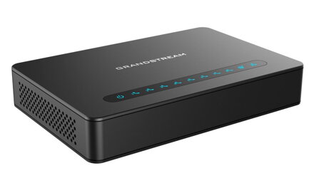 Grandstream HT818 analógový prevodník 8x FXS, 2 SIP účty, 2x Gbit LAN, NAT router, 3-cestná konf., Auto-provisio.
