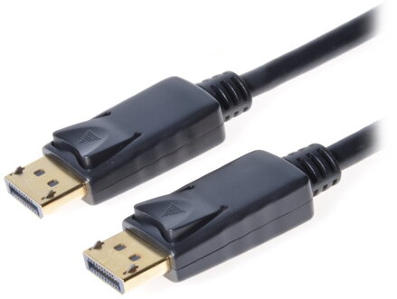 PremiumCord DisplayPort 1.2/ zlacené konektory/ 5m/ černý
