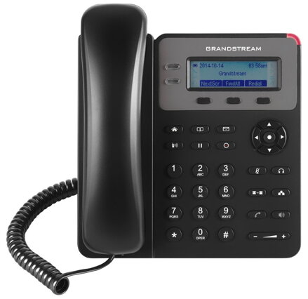 Grandstream GXP1615 VoIP telefón 1x SIP účet, HD audio, 3 program.tlačítka, switch 2xLAN 10 / 100Mbps, PoE