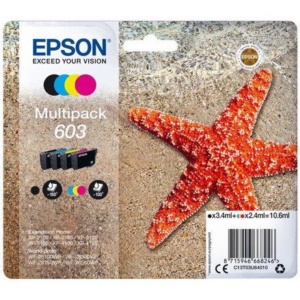 Epson inkoustové náplně - MULTIPACK/ C13T03U64010/ 4 barvy