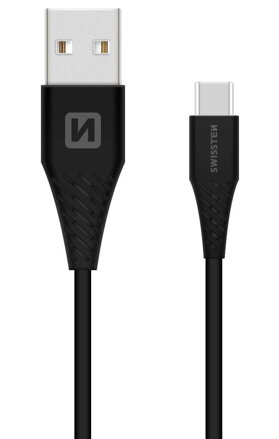 Swissten Datový Kabel Usb / Usb-C 3.1 Černý 1,5M (9Mm)