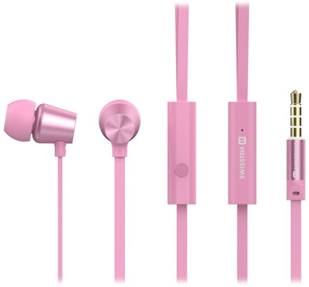 Swissten Sluchátka Earbuds Dynamic Ys500 Růžovo/Zlaté