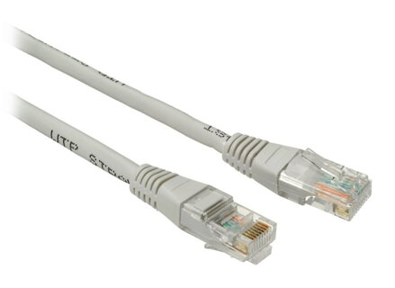 Solarix patch kábel CAT6 UTP PVC 1m sivý non-snag-proof C6-155GY-1MB