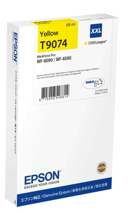 Epson inkoustová náplň/ C13T907440/  WF-6xxx/ XXL Yellow