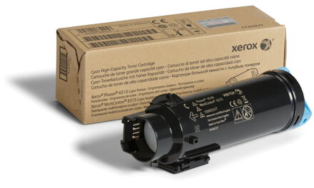 Xerox original toner 106R03485 (azurový, 2 400str.) pro Phaser 6510 a WorkCentre 6515