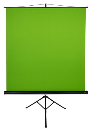 AROZZI Green Screen/ zelené plátno pre fotografov a streamery/ mobilná trojnožka 90" (228 cm)/ 157 x 157 cm/ case čierny
