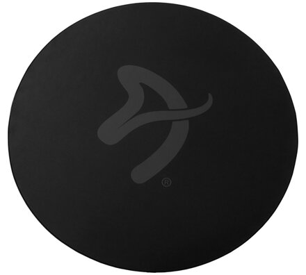 AROZZI Zona Floorpad/ ochranná podložka na podlahu/ kruhová/ priemer 120 cm/ čierná so šedým logom