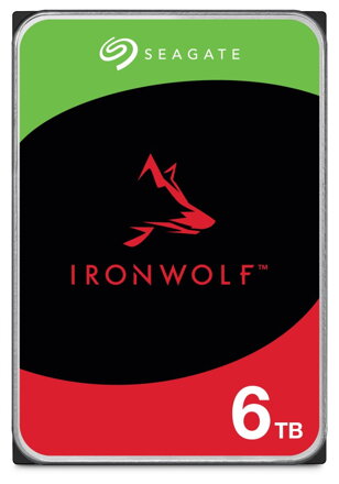 Seagate IronWolf 6TB HDD / ST6000VN001 / Interní 3,5" / 5400 rpm / SATA 6Gb/s /256 MB