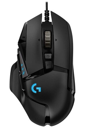 Logitech myš Gaming G502 High Performance / optická / 11 tlačítek / 16000dpi - černá