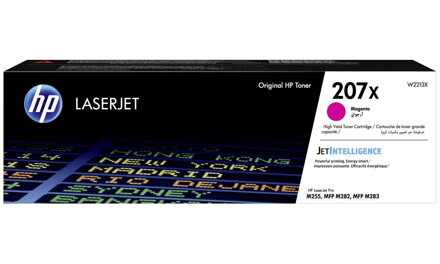 HP toner 207X (purpurový, 2450str) pro HP Color LaserJet Pro M255/MFP M282/ M283