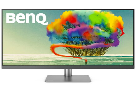 BENQ 34" LED PD3420Q/ IPS/ 21:9/ 3440x1440/ 1000:1/ 5ms/ 2x HDMI/ DP/ USB/ USB-C/ šedý