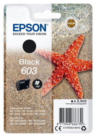 Epson inkoustová náplň/ C13T03U14010/ Black
