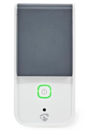 NEDIS Wi-Fi smart zásuvka / vonkajšia / monitor napájanie / 16A / francúzsky typ E / IP44 / Android / iOS / Nedis® SmartLife