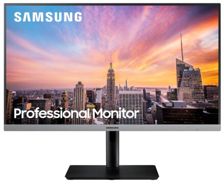 SAMSUNG 24" LED S24R650/ FHD IPS/ 5ms/ 75Hz/ 250cd/m2/ VGA/ DP/ HDMI/ USB/ PIVOT/ čierny