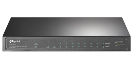 TP-Link TL-SG1210P - 10-portový Switch PoE + s 8 gigabitovými portami POE + a 1 gigabitový port + 1 SFP port