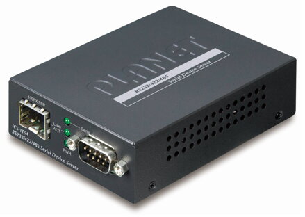 PLANET konvertor RS-232/422/485 na IP, 1x COM, 100Mb SFP, -10 ~ + 60 ° C, SNMP + Telnet