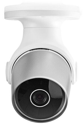 NEDIS IP Kamera WIFICO11CWT / vonkajšia / IP65 / Wi-Fi / 1080p / PIR senzor / MicroSD / Android / iOS / adaptér / biela