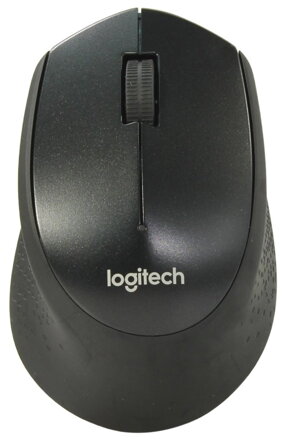Logitech myš M330 Silent Plus/ bezdrátová/ 3 tlačítka/ 1000dpi/ USB/ černá