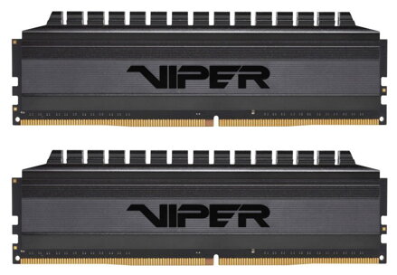 PATRIOT Viper 4 Blackout Series 16GB DDR4 3600 MHz / DIMM / CL18 / Heat shield / KIT 2x 8GB