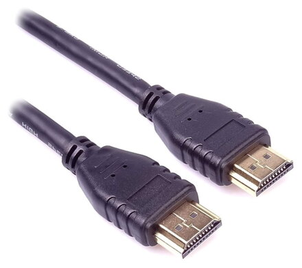 PremiumCord HDMI 2.1 High Speed + Ethernet kabel/ 8K@60Hz / zlacené konektory/ 1m/ černý