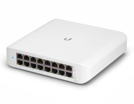 UBNT UNIFEM Switch Lite 16 PoE - 16x Gbit RJ45, 8x PoE 802.3at, 45W