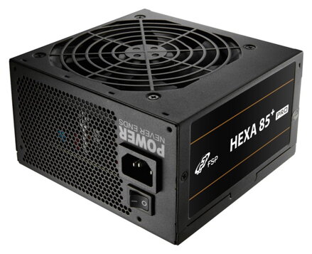 FORTRON zdroj Hexa 85+ PRO 350W / ATX / akt. PFC / 120mm fan / 80 Plus Bronze