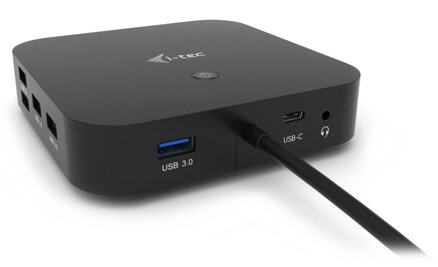 i-tec dokovací stanice USB-C Dual Display/ 2x DP/ 2x USB-C/ 5x USB/ LAN/ Power Delivery 65W + univerzální nabíječka 77W