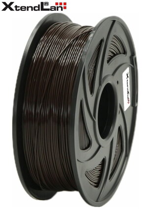 XtendLAN PETG filament 1,75mm čierný 1kg