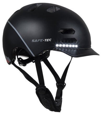SAFE-TEC Chytrá Bluetooth helma/ SK8 Black M