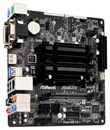 ASRock J5040-ITX / Gemini Lake R / Pentium J5040 / 2x DDR4 SO-DIMM / D-Sub / DVI-D / HDMI / Mini-ITX