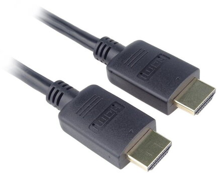 PremiumCord HDMI 2.0 High Speed + Ethernet kabel/ zlacené konektory/ 1m/ černý