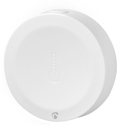 NEDIS Smart snímač klimatických podmienok / Android & iOS / Zigbee / SmartLife / batéria CR2450 súčasťou balenia / biely