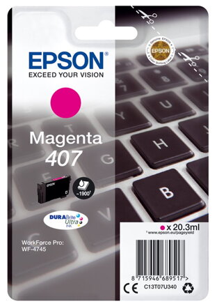 Epson inkoustová náplň/ C13T07U340/ WF-4745 Series Ink Cartridge L/ Magenta
