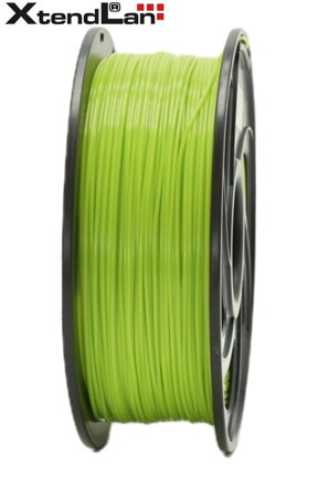 XtendLAN PLA filament 1,75mm trávovo zelený 1kg