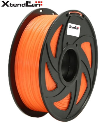 XtendLAN PLA filament 1,75mm pomarančovo žltý 1kg