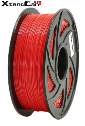 XtendLAN PLA filament 1,75mm šarlátovo červený 1kg