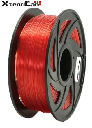 XtendLAN PLA filament 1,75mm priehľadný oranžový 1kg