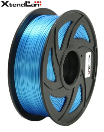 XtendLAN PLA filament 1,75mm lesklá modrá 1kg