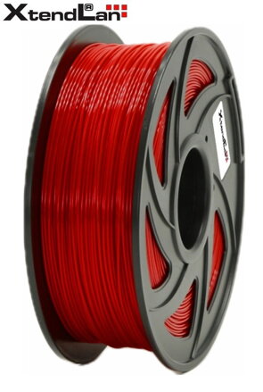 XtendLAN PETG filament 1,75mm červený 1kg