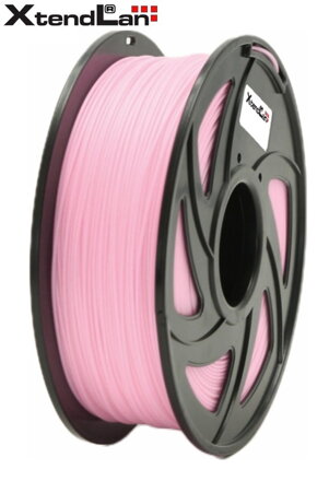 XtendLAN PETG filament 1,75mm svetlo ružová 1kg