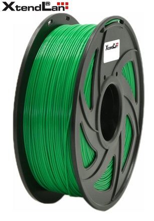 XtendLAN PETG filament 1,75mm žiarivo zelená 1kg
