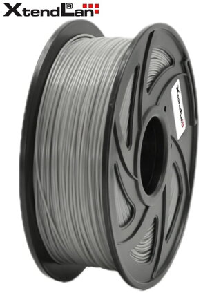 XtendLAN PETG filament 1,75mm svetlo šedý 1kg