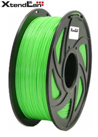 XtendLAN PETG filament 1,75mm svetlo jasne zelený 1kg