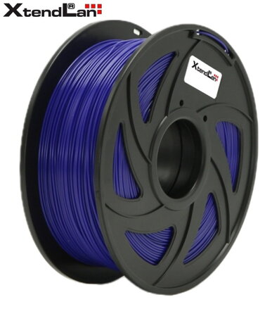 XtendLAN PETG filament 1,75mm priehľadná fialová 1kg